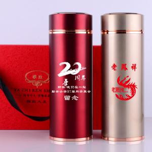 新款304高檔水杯不銹鋼真空保溫杯定制創(chuàng)意商務禮品杯